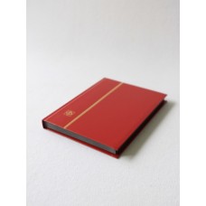Альбом для марок "BASIC" 16 листов (32 страницы) чёрные листы (А5). Leuchtturm, красный
