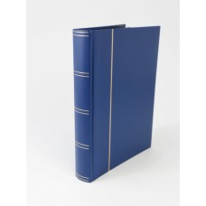 Альбом для марок "BASIC" 30 листов (60 страниц) чёрные листы. Leuchtturm, синий Альбом для марок "BASIC" 30 листов (60 страниц) чёрные листы. Leuchtturm, синий