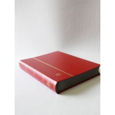 Альбом для марок "BASIC" 32 листа (64 страницы) чёрные листы. Leuchtturm, красный Альбом для марок "BASIC" 32 листа (64 страницы) чёрные листы. Leuchtturm, красный