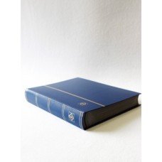 Альбом для марок "BASIC" 32 листа (64 страницы) чёрные листы. Leuchtturm, синий Альбом для марок "BASIC" 32 листа (64 страницы) чёрные листы. Leuchtturm, синий