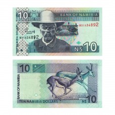 10 долларов 2001 год. Намибия