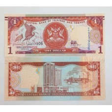 1 доллар 2006 год. Тринидад и Тобаго. Красный ибис (Здание банка)