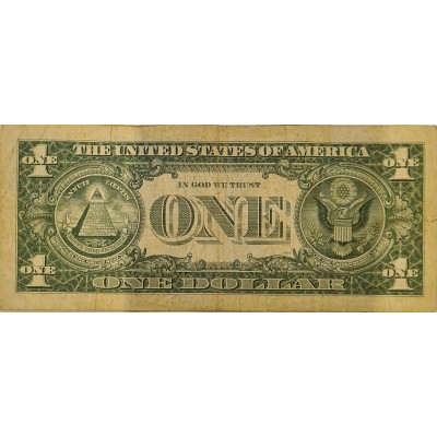 Банкнота 1 доллар 1957 год. США (38163476)