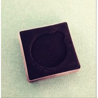 Футляр пластиковый для одной монеты в капсуле (диаметр 40 мм), ЧЁРНЫЙ
