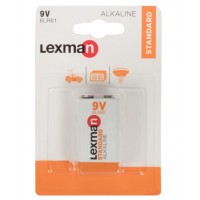 Батарейка алкалиновая крона Lexman 9 В