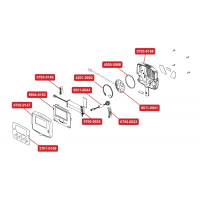 Крышка батарейного отсека Minelab X-Terra