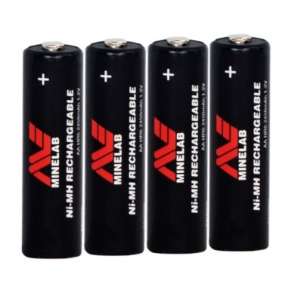 Аккумуляторы Minelab AA 2450 mAh Ni-MH (4шт) 