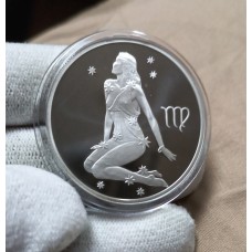 2 рубля 2002 год. Россия. Знак зодиака. Дева 2 рубля 2002 год. Россия. Знак зодиака. Дева