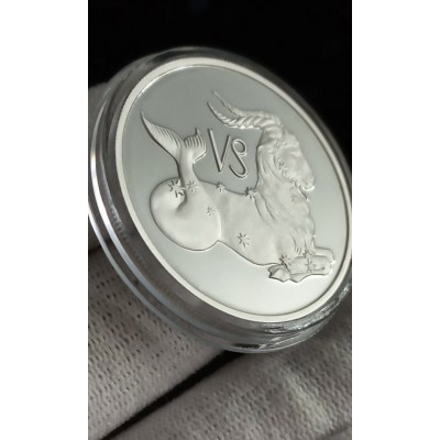 2 рубля 2002 год. Россия. Знак зодиака. Козерог