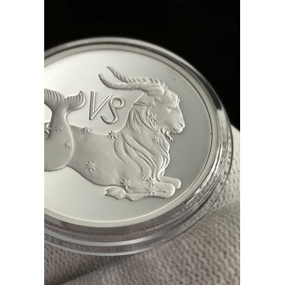 2 рубля 2002 год. Россия. Знак зодиака. Козерог
