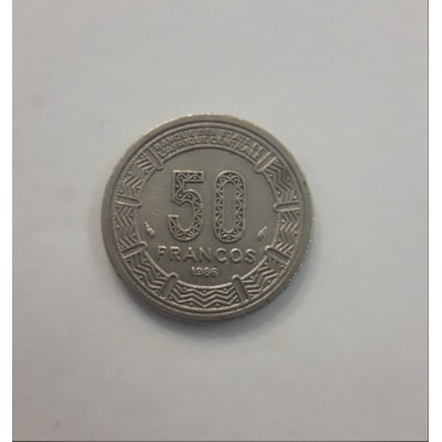 50 франков 1986 год. Экваториальная Гвинея