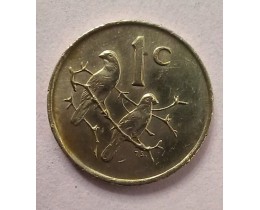 1 цент 1988 год. ЮАР. Птицы