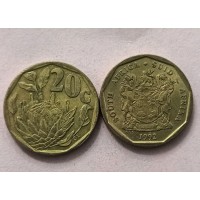 20 центов 1992 год. ЮАР