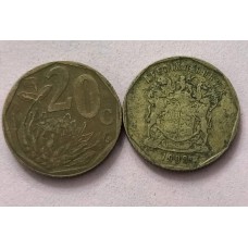 20 центов 1998 год. ЮАР