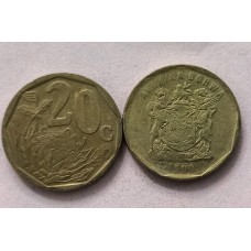 20 центов 1999год. ЮАР