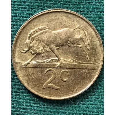 2 цента 1988 год. ЮАР