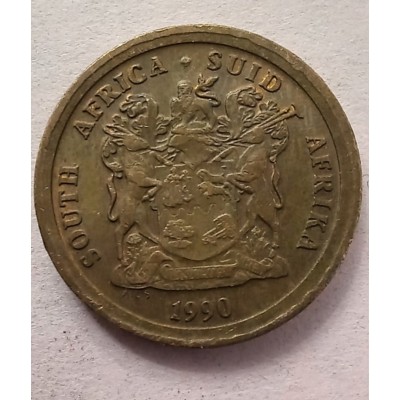 5 центов 1990 год. ЮАР