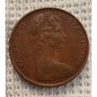 2 цента 1966 год. Австралия