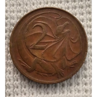 2 цента 1966 год. Австралия