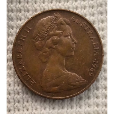 2 цента 1969 год. Австралия