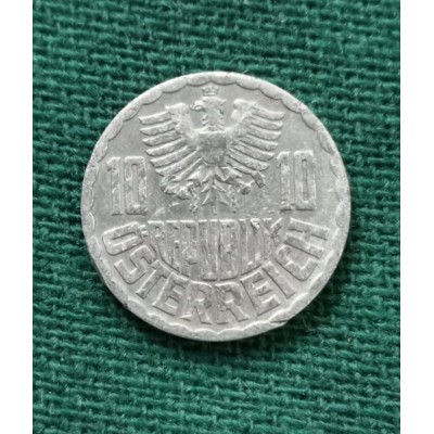 10 грошей 1952 год. Австрия.