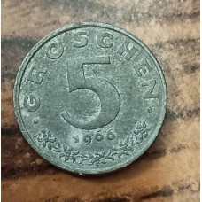 5 грошей 1966 год. Австрия