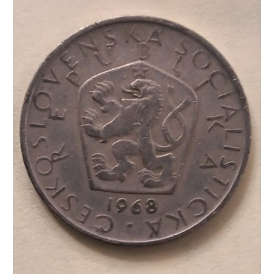 5 крон 1968 год. Чехословакия
