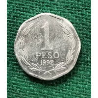 1 песо 1992 год. Чили