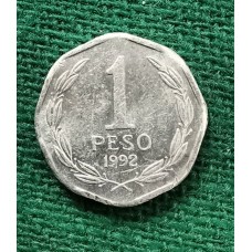 1 песо 1992 год. Чили