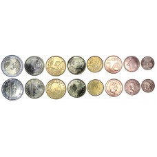 Люксембург. Набор евро монет. 2014 год.