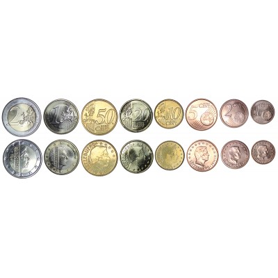 Люксембург. Набор евро монет. 2014 год.