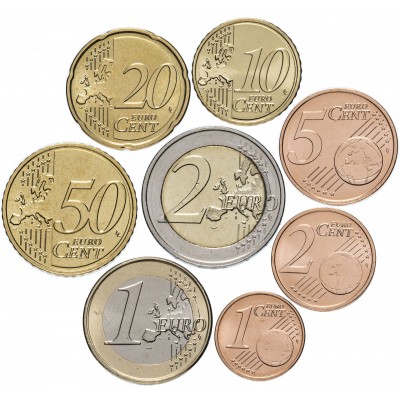 Люксембург. Набор евро монет. 2019 год.
