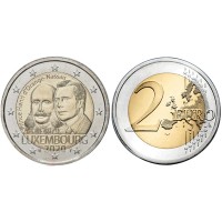  2 евро 2020 год. Люксембург. 200 лет со дня рождения принца Генриха Оранского-Нассау
