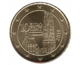 10 евроцентов 2019 год. Австрия