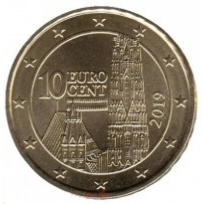 10 евроцентов 2019 год. Австрия