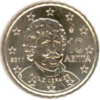 10 Евроцентов 2011 год. Греция
