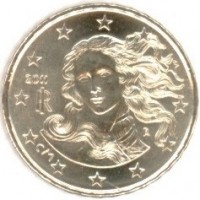 10 евроцентов 2011 год. Италия
