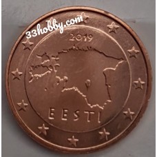 1 евроцент 2019 год. Эстония