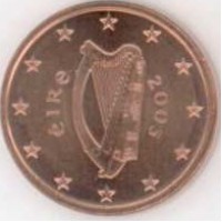 1 Евроцент 2003 год. Ирландия