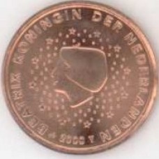 1 евроцент 2000 год. Нидерланды 