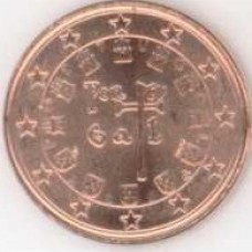 1 евроцент 2004 год. Португалия