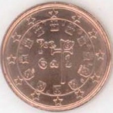 1 евроцент 2005 год. Португалия