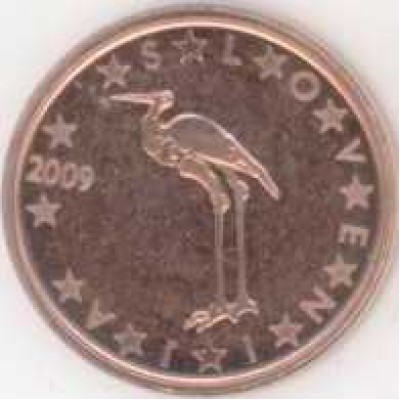 1 евроцент 2009 год. Словения