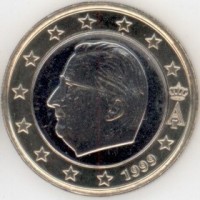 1 евро 1999 год. Бельгия