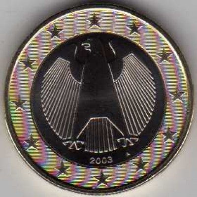 1 Евро 2003 год. Германия (A)