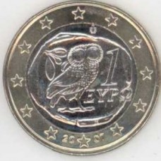 1 евро 2007 год. Греция