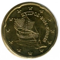 20 Евроцентов 2014 год. Кипр