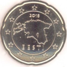 20 евроцентов 2018 год. Эстония
