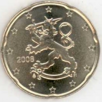 20 евроцентов 2008 год. Финляндия