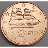 2 евроцента 2017 год. Греция